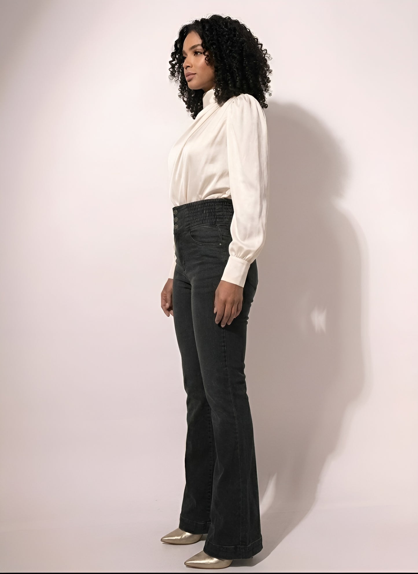 High Waist Tummy Control Bootcut Jeans