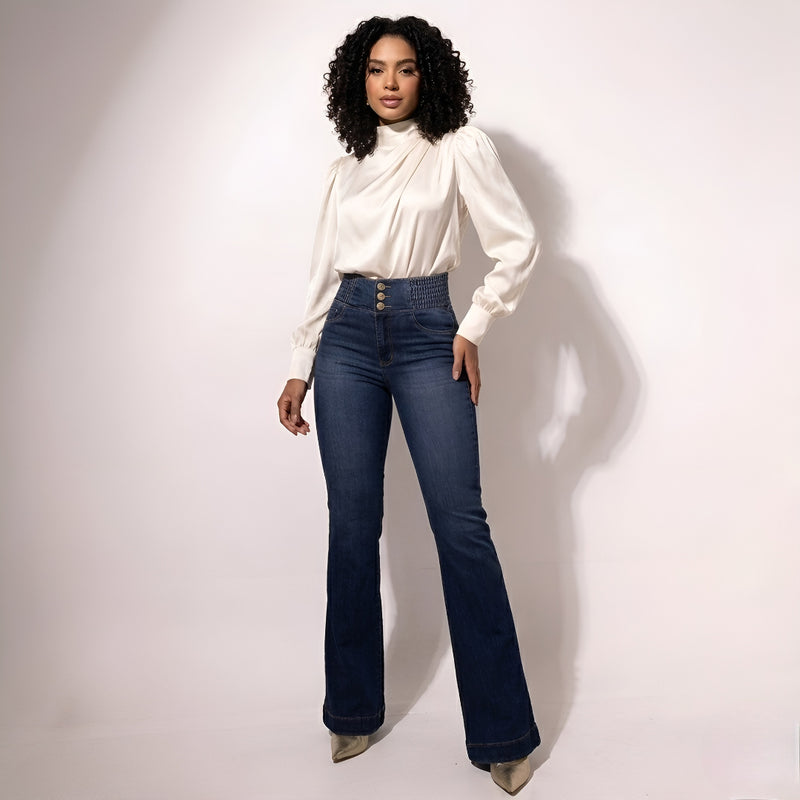 High Waist Tummy Control Bootcut Jeans