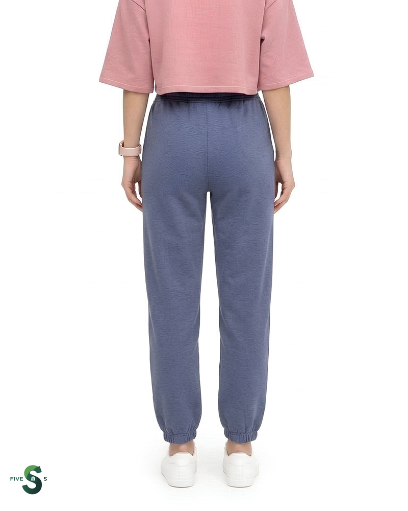 Zenana Scuba Elastic Waist Joggers with pockets