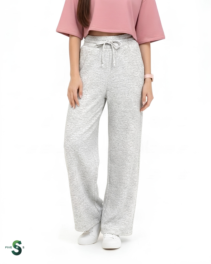 Zenana Scuba Drawstring Wide Leg Pants