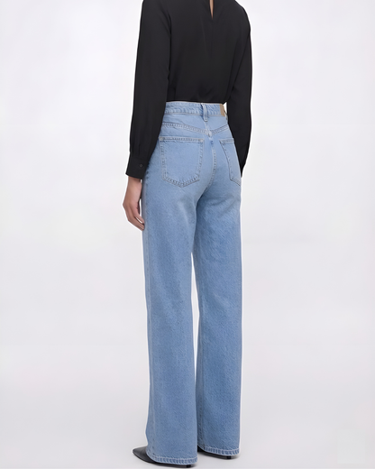 Women’s Washed Straight Jeans