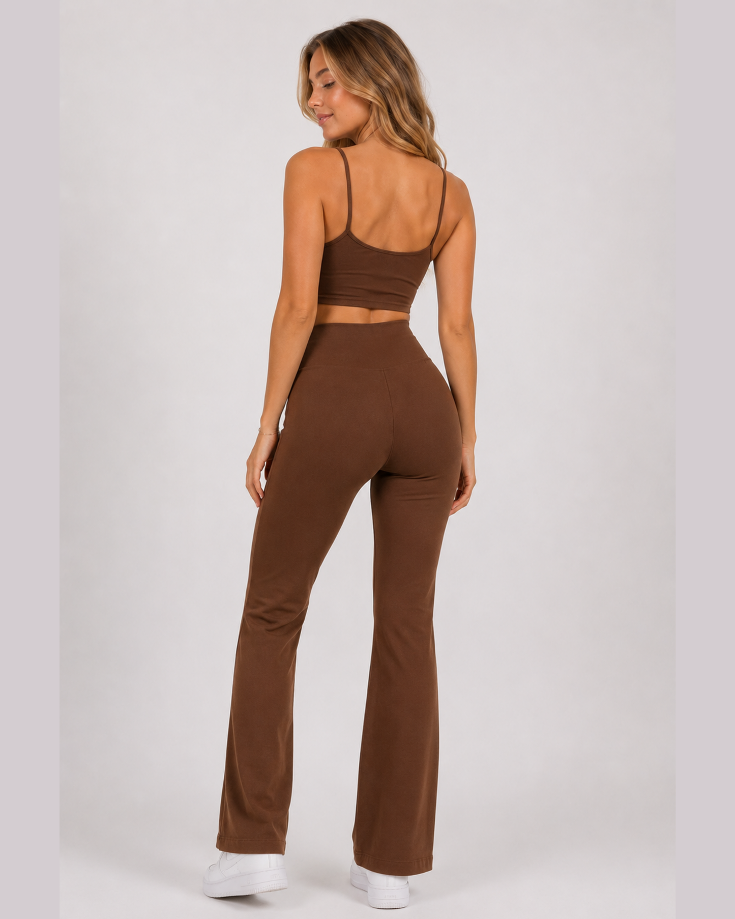 High-Waisted Flared Pants