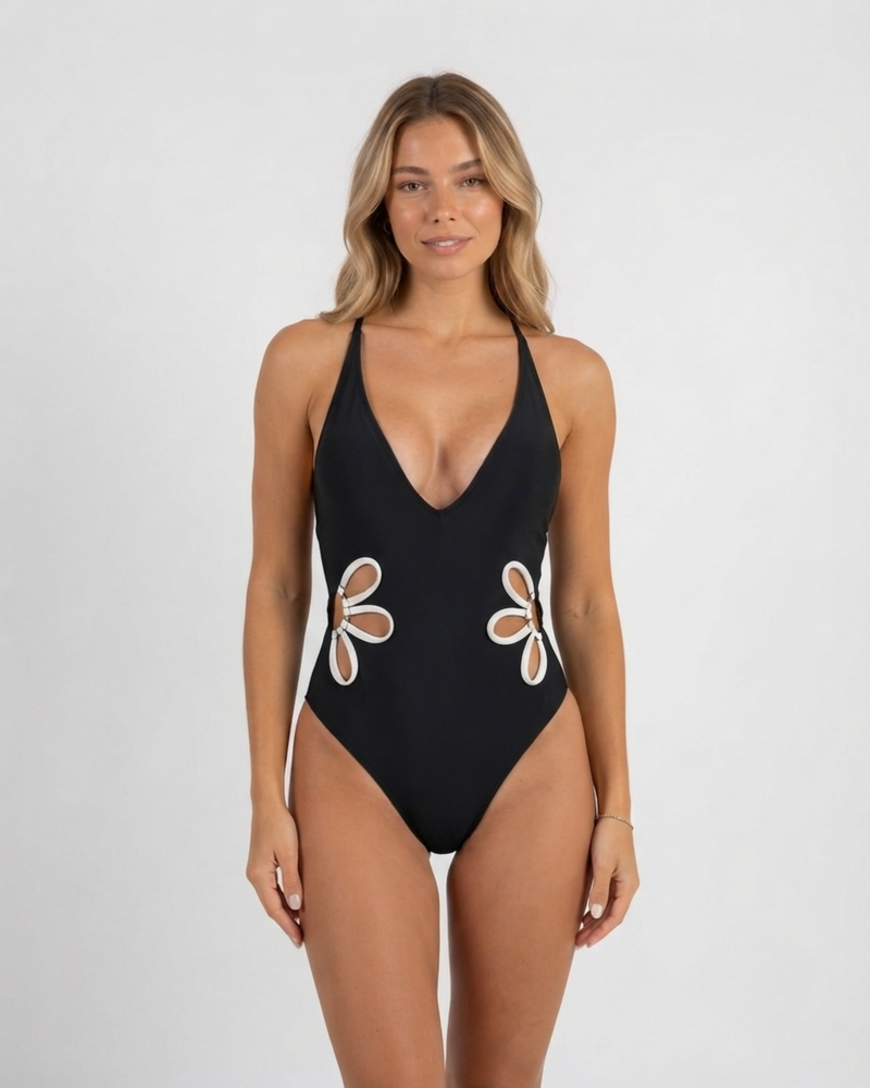 ELEGANT DEEP V SWIMSUIT