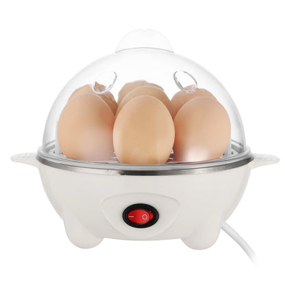 1Pc Electric Egg Cooker 7-Capacity Hard-Boiled Egg Maker With Auto-Off Measuring Cup For Hard Boiled Steamed Vegetables Seafood Dumplings
