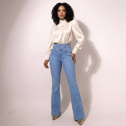 High Waist Tummy Control Bootcut Jeans