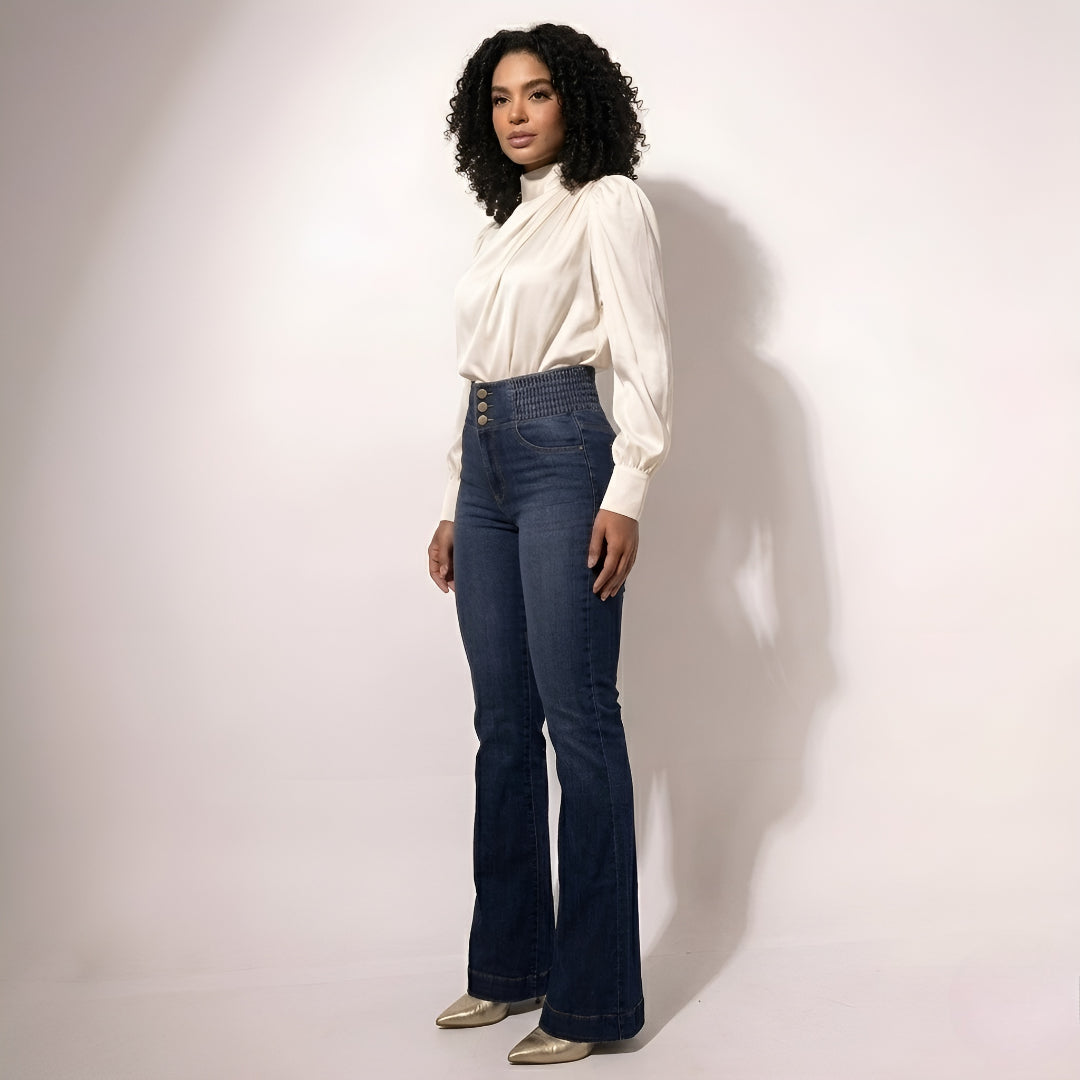 High Waist Tummy Control Bootcut Jeans