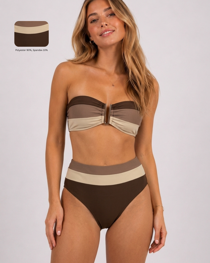 Strapless Two-Piece Bikini Set