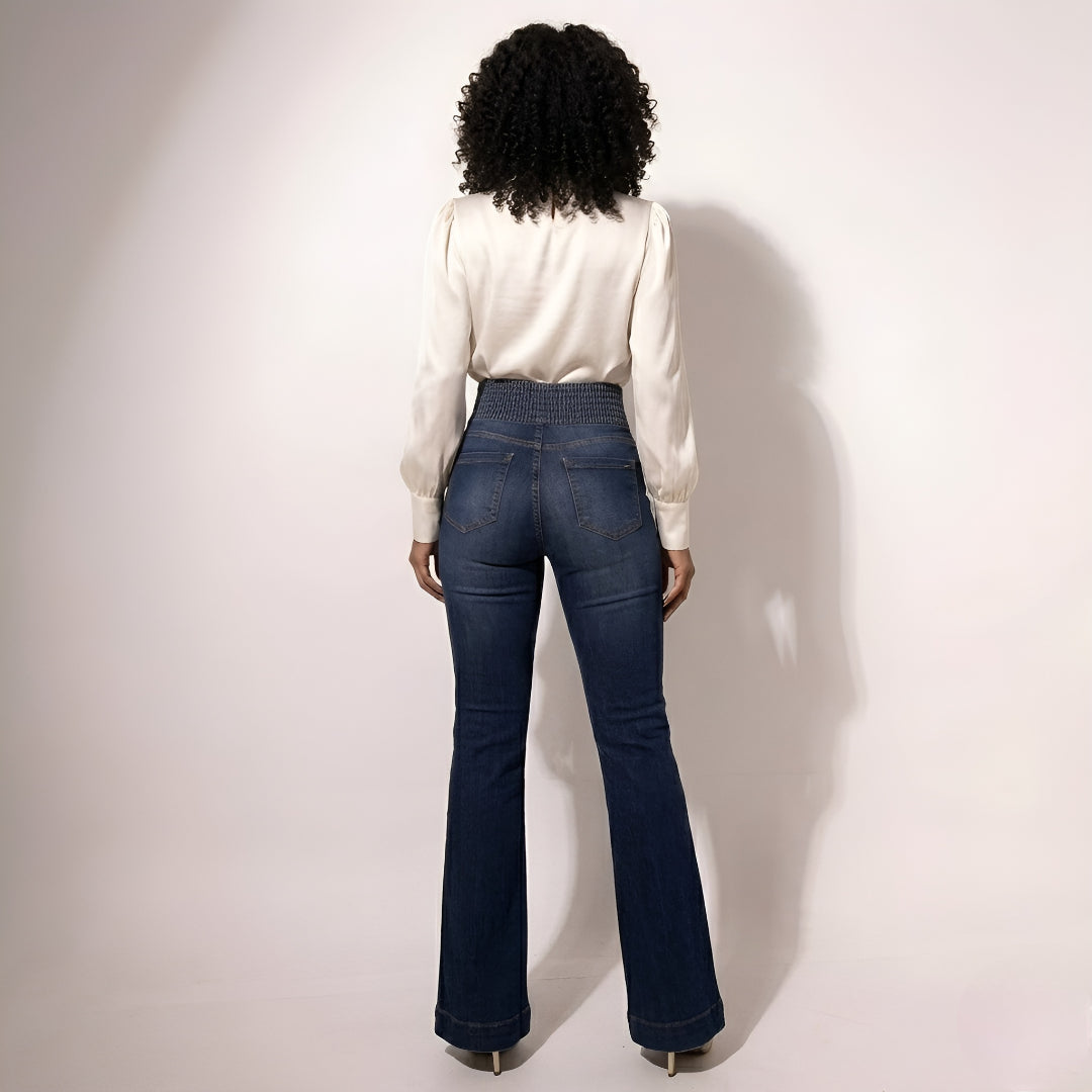 High Waist Tummy Control Bootcut Jeans