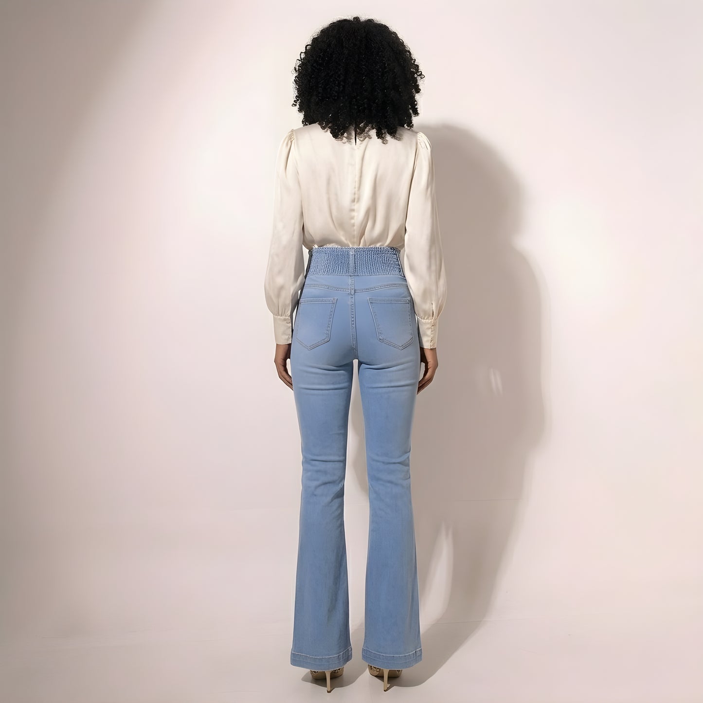 High Waist Tummy Control Bootcut Jeans