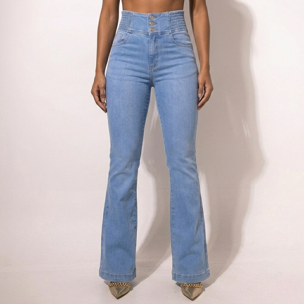 High Waist Tummy Control Bootcut Jeans