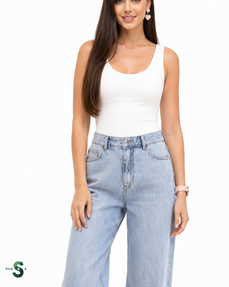 Zenana Seamless Tank Top With Built In Bra