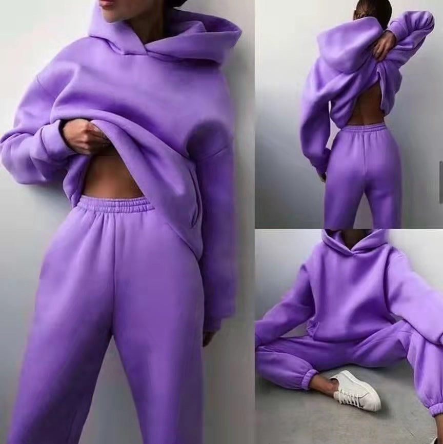 Two-piece Suit Clothes Hoodie Tracksuit