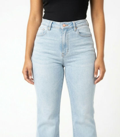High Waist Tummy Control Wide Leg Jeans for Women